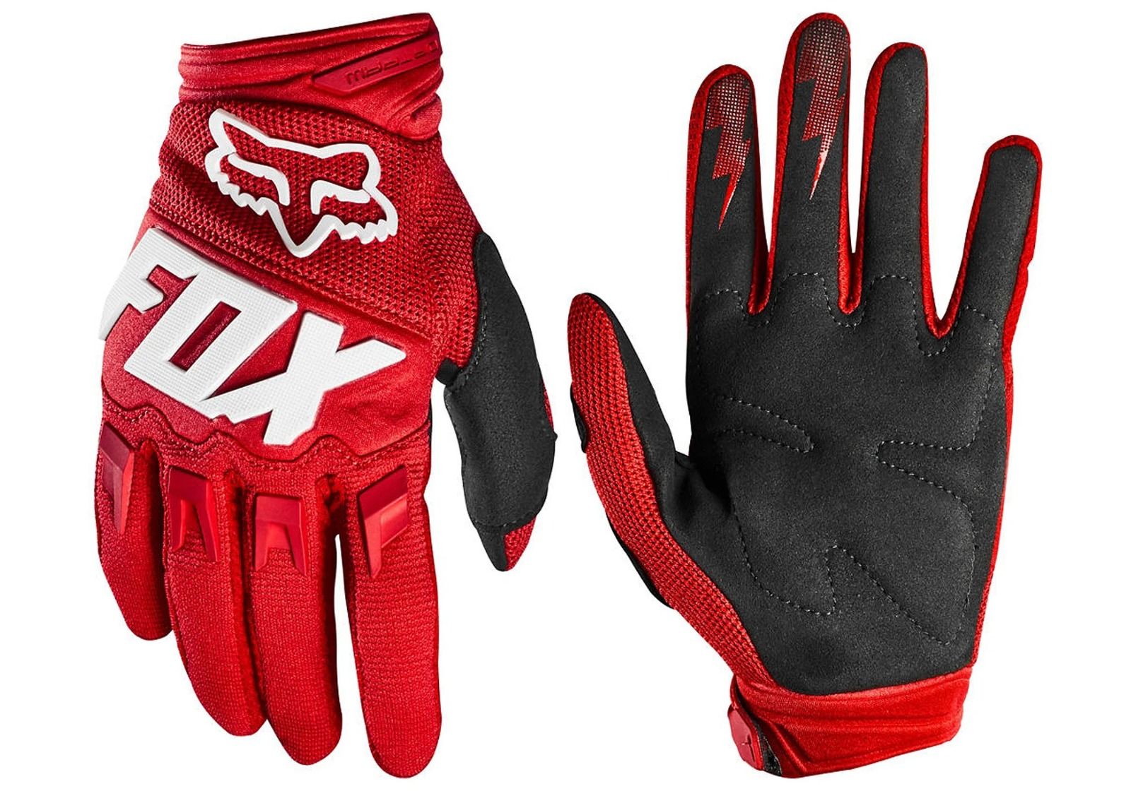 Fox Dirtpaw Gloves Red White